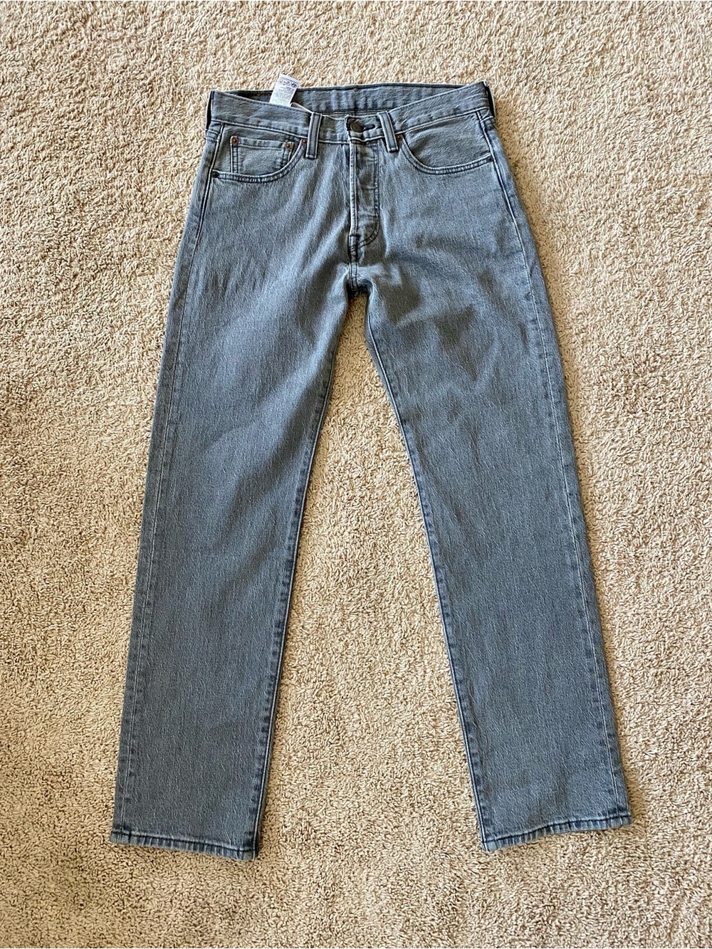 Levi’s men’s gray 501 Jeans 28/30